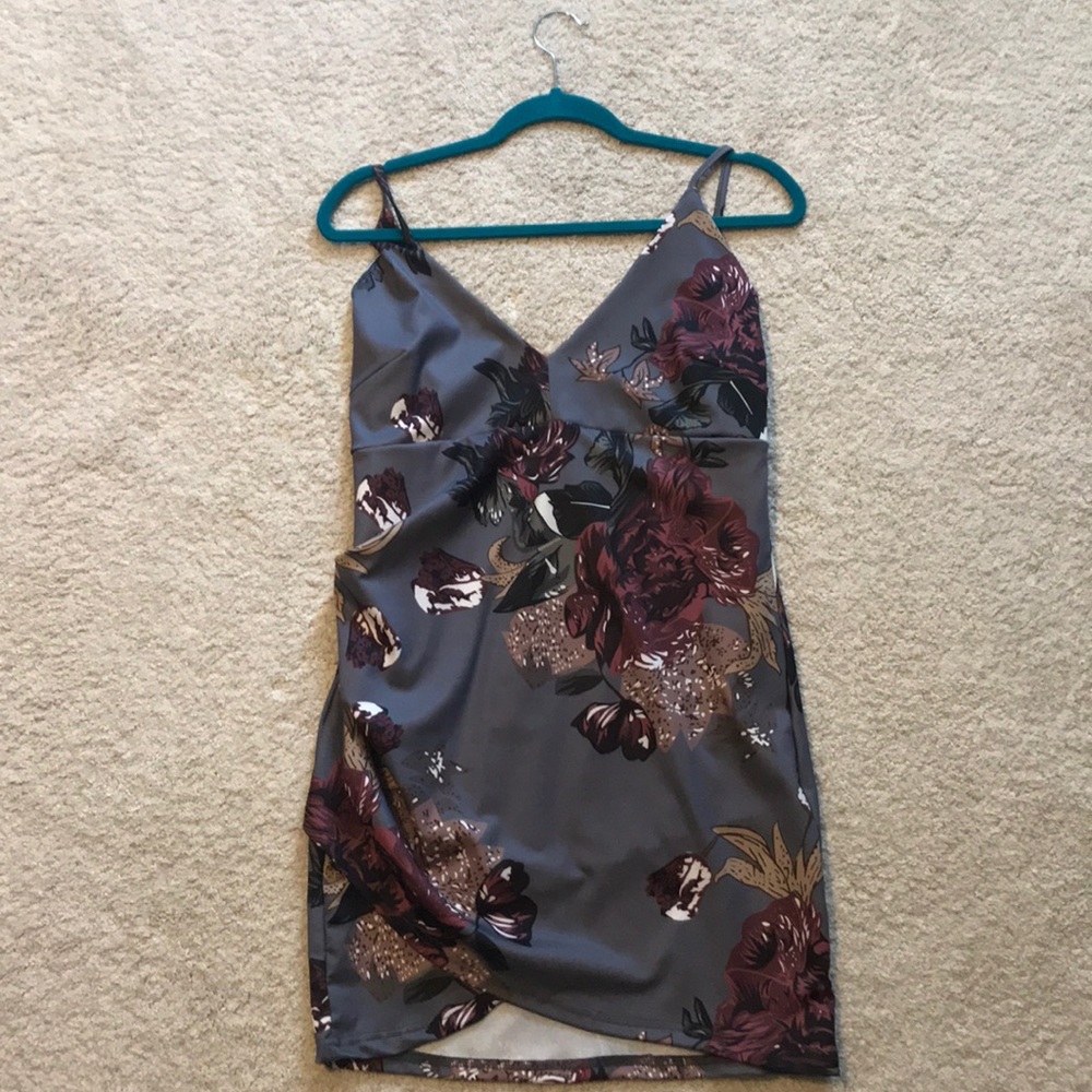 Floral Strapless Dress